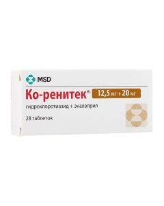 Hydrohlorotyazyd, enalapril - Co-renitec tablets, 28 pcs. texas Pharmacy Online - texas.buy-pharm.com