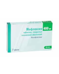 Moxifloxacin - Moflaxia tablets coated. 400 mg 7 pcs. texas Pharmacy Online - texas.buy-pharm.com