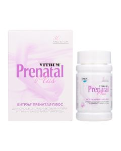 Multivitamins, Minerals - Vitrum Prenatal Plus tablets 30 pcs. texas Pharmacy Online - texas.buy-pharm.com