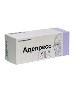 Paroxetine - adepress tablets are covered.ob. 20 mg, 30 pcs. texas Pharmacy Online - texas.buy-pharm.com