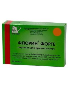 bifidobacteria bifidum, Lactobacilli plantarum - Florin forte sachets 850 mg 20 pcs. texas Pharmacy Online - texas.buy-pharm.com