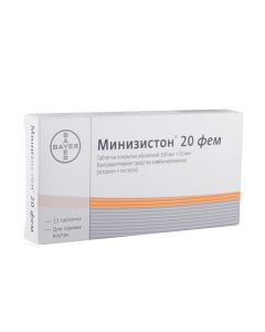 ethinyl estradiol, levonorgestrel - minisiston dragees, 21 pcs. texas Pharmacy Online - texas.buy-pharm.com