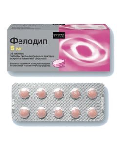Felodipine - Felodip tablet coated film Prolong d-5 mg 30 pcs. texas Pharmacy Online - texas.buy-pharm.com