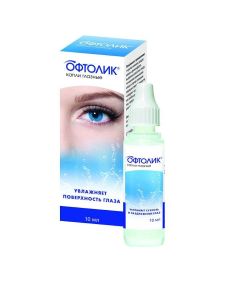 Povidone, Polyvynylov y alcohol - Oftolik eye drops, 10 ml texas Pharmacy Online - texas.buy-pharm.com