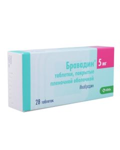 Yvabradyn - Bravadin tablets is covered.pl.ob. 5 mg 28 pcs. pack texas Pharmacy Online - texas.buy-pharm.com