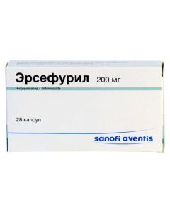 nifuroxazide - Ersefuril capsules 200 mg 28 pcs. texas Pharmacy Online - texas.buy-pharm.com