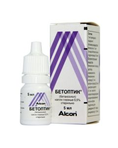 Betaxolol - Betoptic eye drops 0.5%, 5 ml texas Pharmacy Online - texas.buy-pharm.com