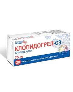 clopidogrel - Clopidogrel-SZ tablets coated.pl.ob. 75 mg, 28 pcs. texas Pharmacy Online - texas.buy-pharm.com