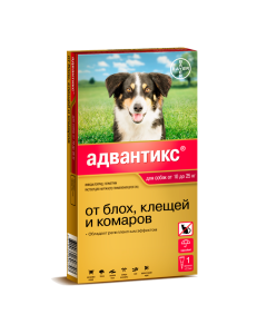 Ymydaklopryd, permethrin - Advantix 250C drops on the withers for dogs from 10 to 25 kg pipette 1 pc. texas Pharmacy Online - texas.buy-pharm.com
