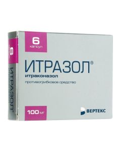 Itraconazole - Itrazol capsules 100 mg, 6 pcs. texas Pharmacy Online - texas.buy-pharm.com