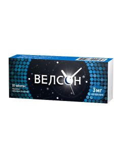 melatonin - Welson tablets coated. captivity. about. 3 mg 30 pcs. texas Pharmacy Online - texas.buy-pharm.com