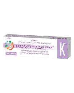 Methylprednisolone aceponate, Urea - Komfoderm K cream 0.1% 15 g texas Pharmacy Online - texas.buy-pharm.com
