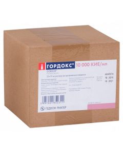 aprotinin - Gordoks ampoules 10000 KIE, 10 ml, 25 pcs. texas Pharmacy Online - texas.buy-pharm.com