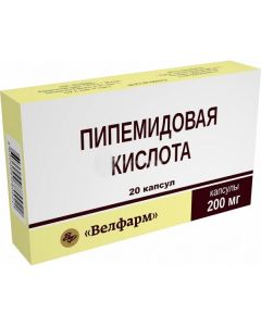 Pypemydovaya acid - Pipemidic acid capsules 200 mg 20 pcs. texas Pharmacy Online - texas.buy-pharm.com