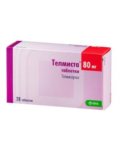Telmysartan - Telmista tablets 80 mg 28 pcs. texas Pharmacy Online - texas.buy-pharm.com