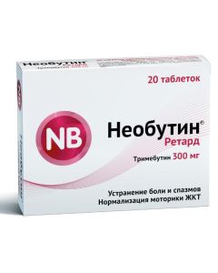 trimebutin - Neobutin Retard sustained release tablets 300 mg 20 pcs texas Pharmacy Online - texas.buy-pharm.com