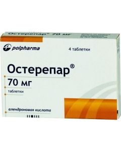 Alendronovaya acid - Osterepar tablets 70 mg, 4 pcs. texas Pharmacy Online - texas.buy-pharm.com