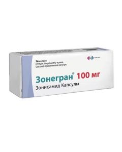 Zonysamyd - Zonegran capsules 100 mg, 56 pcs. texas Pharmacy Online - texas.buy-pharm.com