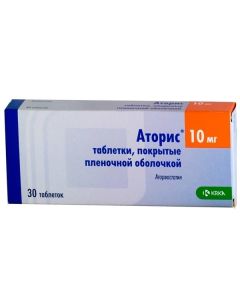 Atorvastatin - Atoris tablets 10 mg, 30 pcs. texas Pharmacy Online - texas.buy-pharm.com