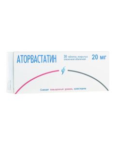 Atorvastatin - atorvastatin tablets coated. 20 mg film 30 pcs. pack texas Pharmacy Online - texas.buy-pharm.com
