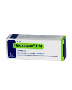 insulin isophan human genetically Inzhenernyi - Protafan HM vials 100 IU / ml, 10 ml texas Pharmacy Online - texas.buy-pharm.com