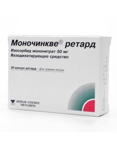 isosortexase mononitrate - Monochinque retard capsules retard 50 mg, 30 pcs. texas Pharmacy Online - texas.buy-pharm.com