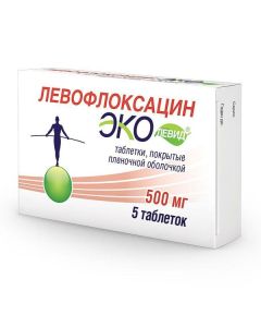 Levofloxacin - Levofloxacin Ekolevid tablets coated.pl.ob. 500 mg 5 pcs. texas Pharmacy Online - texas.buy-pharm.com