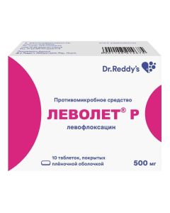 Levofloxacin - Levolet P tablets coated.pl.ob. 500 mg 10 pcs. texas Pharmacy Online - texas.buy-pharm.com