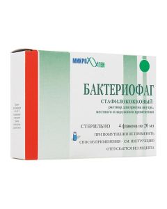 bacteriophage staphylococcal - Bacteriophage staphylococcal bottles, 20 ml, 4 pcs. texas Pharmacy Online - texas.buy-pharm.com