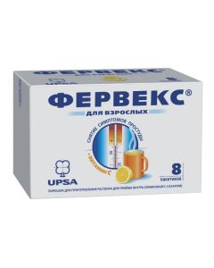 Paracetamol, Fenyramyn, ascorbic acid - Fervex powder for oral solution [lemon with sugar] 8 pcs. texas Pharmacy Online - texas.buy-pharm.com
