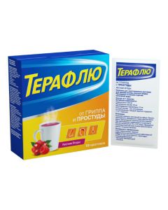 Paracetamol, Phenylephrine, Phenyr amine, Ascorbic acid - TeraFlu forest berries sachets 10 pcs. texas Pharmacy Online - texas.buy-pharm.com