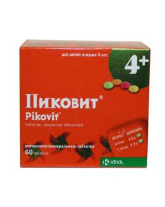 Polyvytamyn - Pikovit tablets, 60 pcs. texas Pharmacy Online - texas.buy-pharm.com