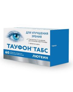 Polyvytamyn , Prochye Preparations - Taufon Tabs Lutein tablets coated. 60 pcs. texas Pharmacy Online - texas.buy-pharm.com