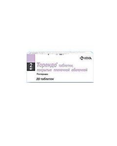 Risperidone - Torendo tablets 2 mg, 20 pcs. texas Pharmacy Online - texas.buy-pharm.com