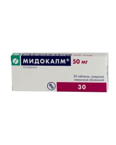 Tolperisone - Midokalm tablets 50 mg, 30 pcs. texas Pharmacy Online - texas.buy-pharm.com