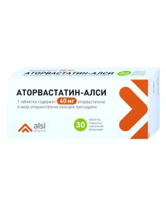 Atorvastatin - Atorvastatin-ALSI tablets is covered.pl.ob. 40 mg 30 pcs. texas Pharmacy Online - texas.buy-pharm.com