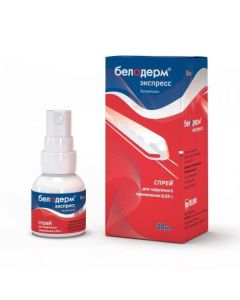 Betamethasone - Beloderm Express spray for external use 0.05% 20 ml texas Pharmacy Online - texas.buy-pharm.com