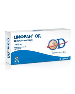 Ciprofloxacin - Tsifran OD tablets 1000 mg, 10 pcs. texas Pharmacy Online - texas.buy-pharm.com