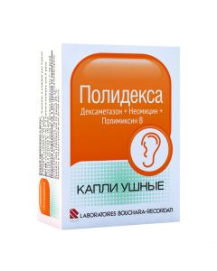 Dexamethasone, neomycin, polymyxin B - Polydex ear drops, 10.5 ml texas Pharmacy Online - texas.buy-pharm.com