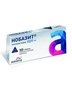 enysamyya iodide - Nobazit tablets are covered. captivity. about. 250 mg 10 pcs. texas Pharmacy Online - texas.buy-pharm.com