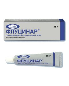 Fluotsynolona atsetonyd - Flucinar gel 0.025%, 15 g texas Pharmacy Online - texas.buy-pharm.com