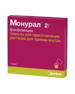 fosfomycin - Monural granules for solution for oral administration 2 g sachets 1 pc. texas Pharmacy Online - texas.buy-pharm.com