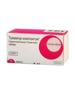Hydrohlorotyazyd, Triamterene - Triampur compositum tablets 50 pcs. texas Pharmacy Online - texas.buy-pharm.com
