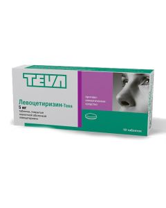 Levocetirizine - Levocetirizine-Teva tablets coated captive. 5 mg sheath 10 pcs. texas Pharmacy Online - texas.buy-pharm.com