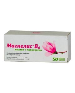 magnesium, magnesium pyridoxine - Magnelis B6 coated tablets 50 pcs. texas Pharmacy Online - texas.buy-pharm.com