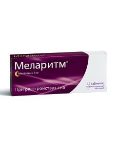 melatonin - Melarithm tablets coated. captive 3 mg 12 pcs. texas Pharmacy Online - texas.buy-pharm.com