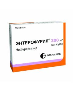 nifuroxazide - Enterofuril capsules 200 mg, 16 pcs. texas Pharmacy Online - texas.buy-pharm.com