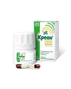 Pancreatin - Creon 10000 capsules of intestinal solution. 10,000 UNITS 20 pcs. texas Pharmacy Online - texas.buy-pharm.com