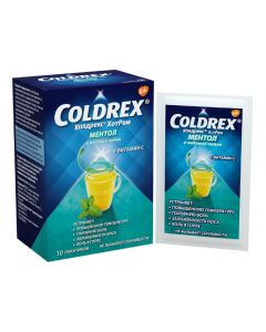 Paracetamol, phenylephrine, ascorbic acid - Coldrex HotRem menthol and honey lemon sachets 5 g 10 pc. texas Pharmacy Online - texas.buy-pharm.com