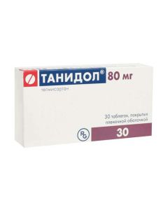 Telmysartan - tanidol tablets coated. captivity. vol. 80 mg 30 pcs. texas Pharmacy Online - texas.buy-pharm.com